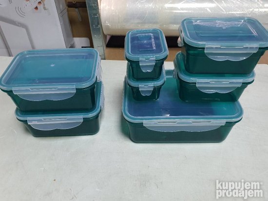 Kutije za hranu sa poklopcima-Set od 14 delova-BPA Free
