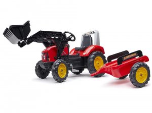 Traktor sa prikolicom i kašikom Supercharger Falk 2020m