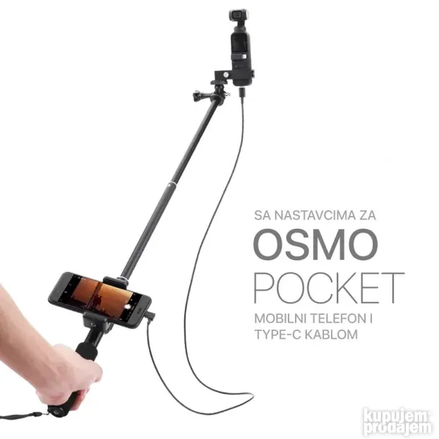 Selfie stick sa Type C kablom - NOVO