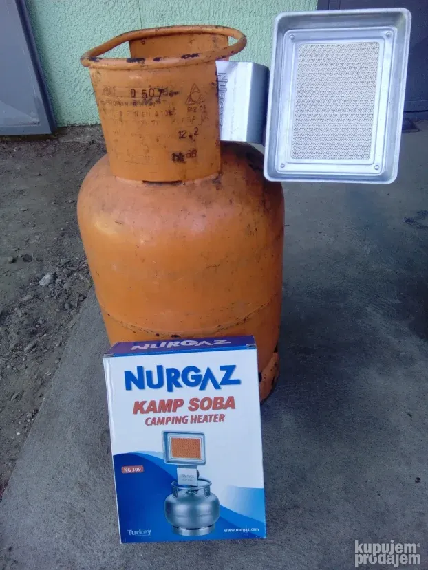 Plinska grejalica 1,5Kw - standardna velika plinska boca
