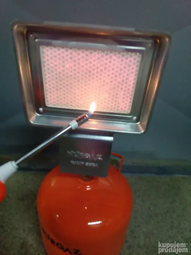 Plinska grejalica 1,5Kw - standardna velika plinska boca