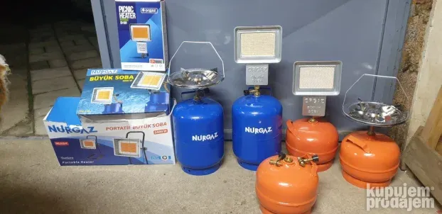 Plinska grejalica 1,5Kw - standardna velika plinska boca