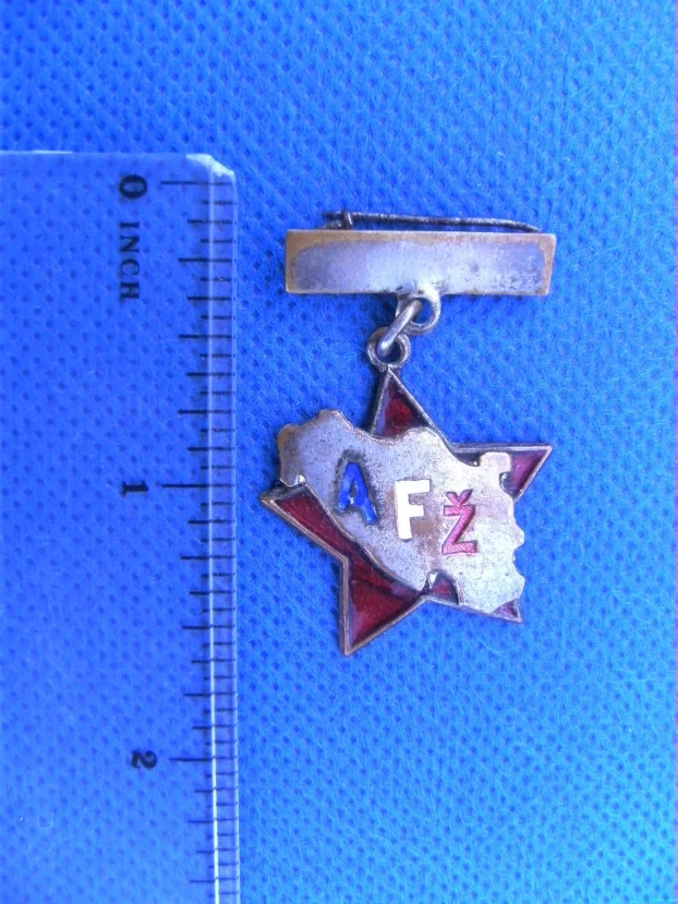 AFŽ - Stara medalja iz doba FNRJ