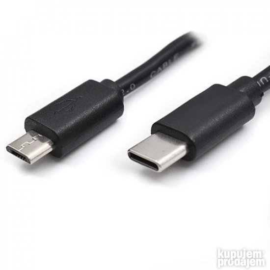 USB mikro na Tip C M/M kabl 1m Kettz UMC-K010