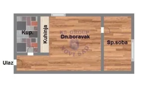 Izgradnja jednoiposoban, Adice, 35m2!