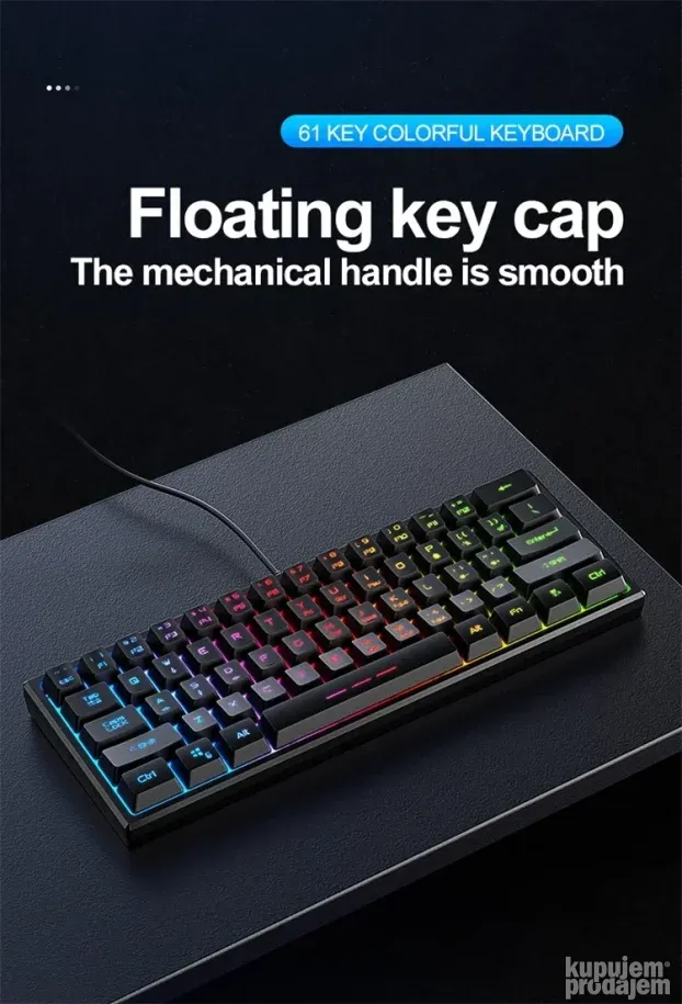 FOREV FV-61 Gaming, RGB, Mechanical feel