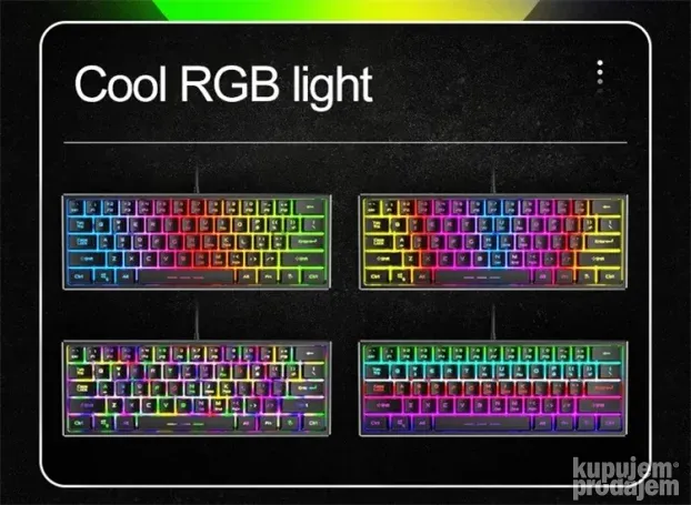 FOREV FV-61 Gaming, RGB, Mechanical feel