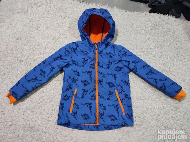 Plava jakna za prelaz dinosaurus vel. 6-7god. 122