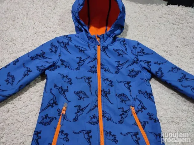 Plava jakna za prelaz dinosaurus vel. 6-7god. 122