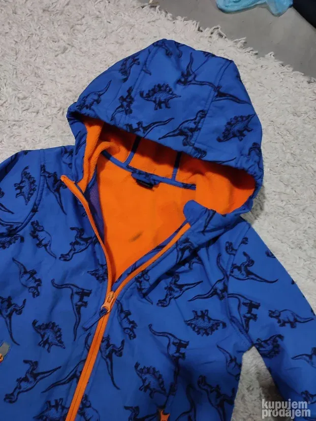 Plava jakna za prelaz dinosaurus vel. 6-7god. 122