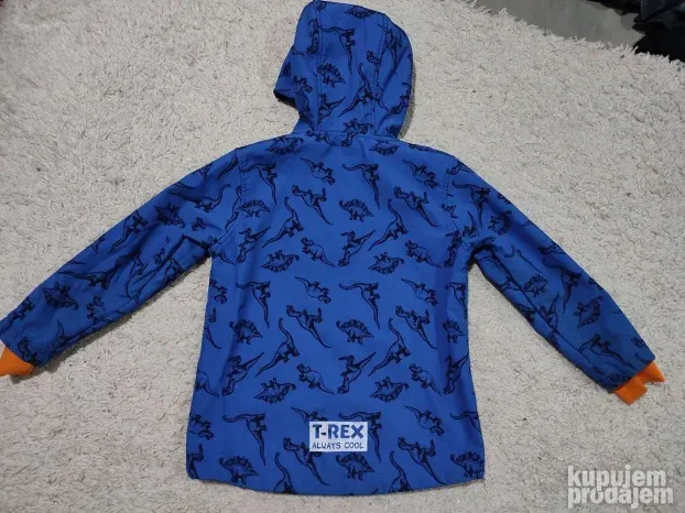 Plava jakna za prelaz dinosaurus vel. 6-7god. 122