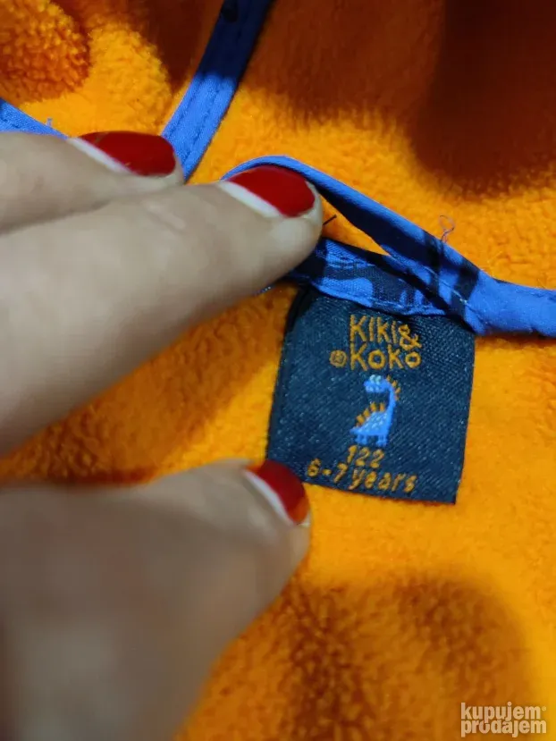 Plava jakna za prelaz dinosaurus vel. 6-7god. 122