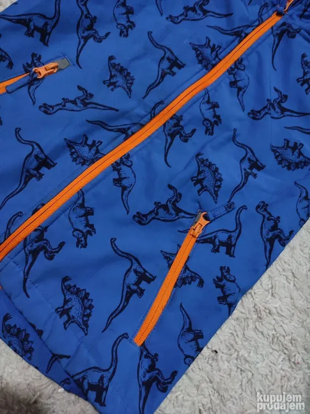Plava jakna za prelaz dinosaurus vel. 6-7god. 122