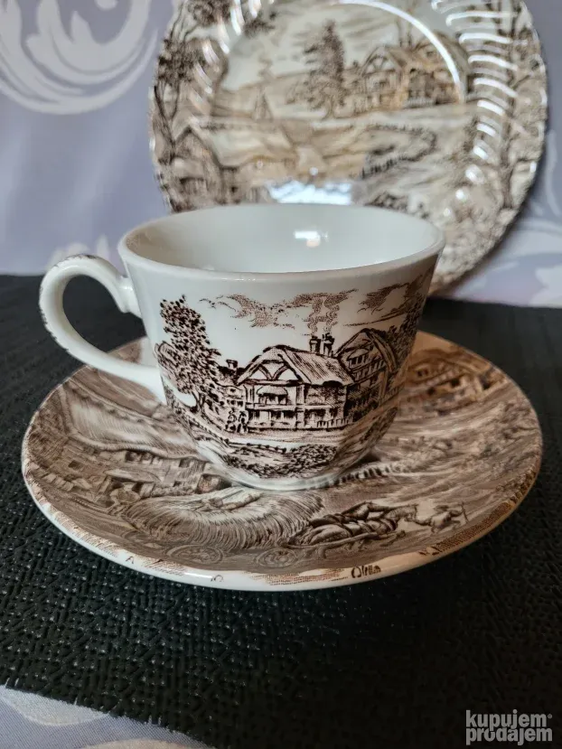 Set Ironstone Staffordshire Engleska 70te.