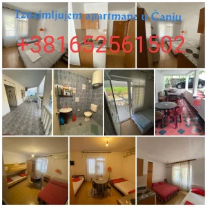 Iznajmljujem apartmane u ČANJU