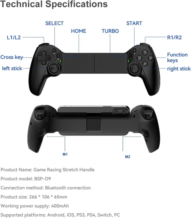 Džojstik Megadream mobilni gejmpad za mobilni i tablet