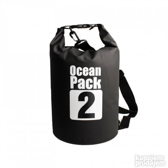 Vodootporna suva torba Ocean Pack 2L crna - NOVO