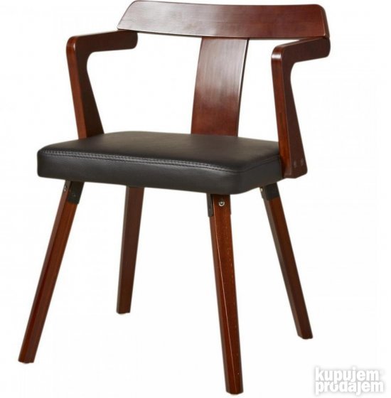 Drvena Stolica + Koza 52x46x76cm - BOBOCHIC