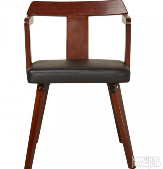 Drvena Stolica + Koza 52x46x76cm - BOBOCHIC