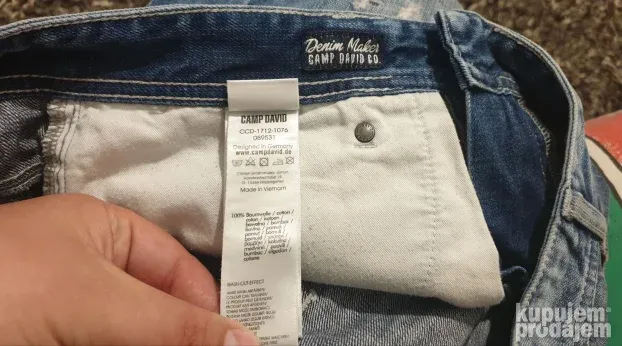 Camp David muški dzins velicina 32