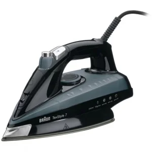 BRAUN TS745A TexStyle 7 steam iron 2400W 400ml black