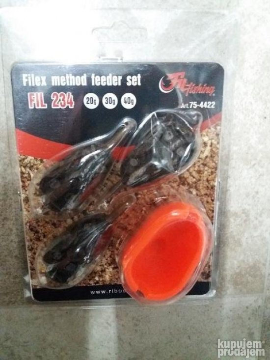 Method feeder set-20/30/40 grama + silikonski kalup