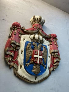 Stari Srpski grb iz Kraljevine, prelep bez ostecenja