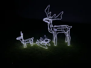 Svetleci irvasi 110cm 90cm 70cm i led pahulje 60cm