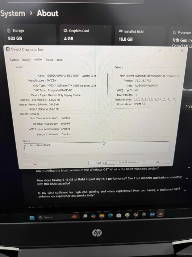 HP Pavilion  Gaming Brutalan 17 i5 12gen 3050Ti