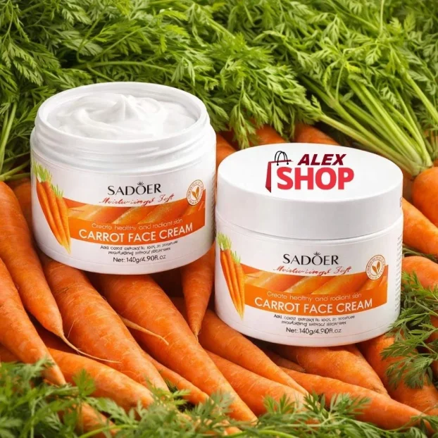 Prirodna Carrot krema za lice Hidratantna i posvetljujuća