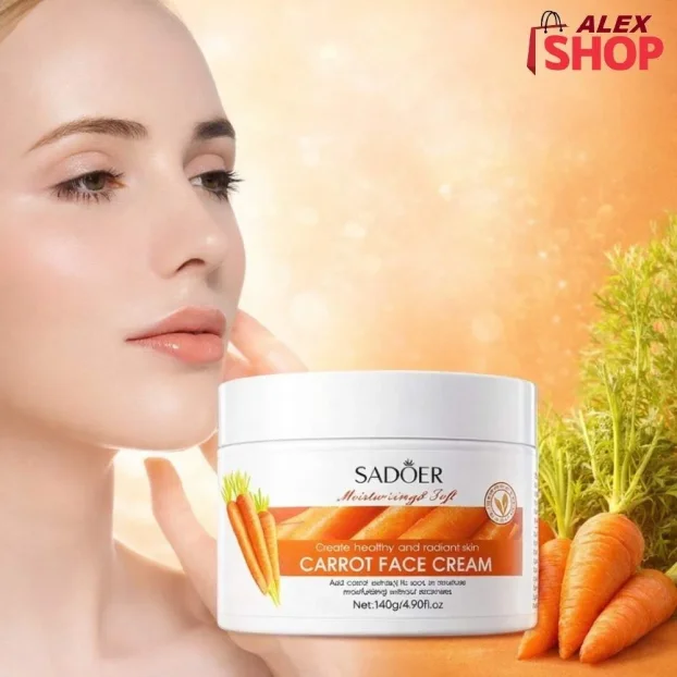 Prirodna Carrot krema za lice Hidratantna i posvetljujuća