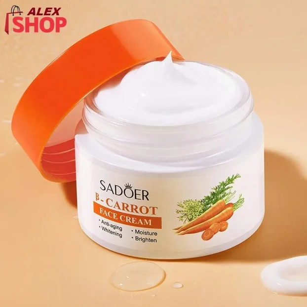 Prirodna Carrot krema za lice Hidratantna i posvetljujuća