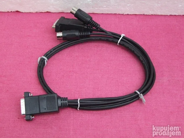 Kabal 2x 5 pin DIN na 2 x 15 pin zenski na muski serial