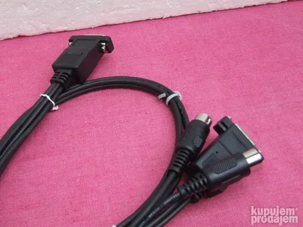 Kabal 2x 5 pin DIN na 2 x 15 pin zenski na muski serial