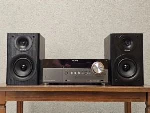 Sony CMT-MX550i + zvučnici USB, MP3, iPod, DAB Radio