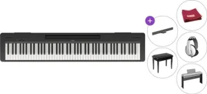 Klavijatura Yamaha P-145T Deluxe Cover Set Stage Piano Black