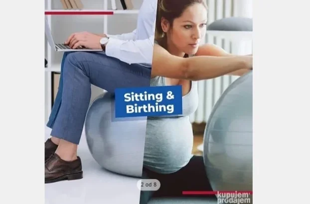 Pilates/Yoga lopta 65cm - Anti-Burst, neklizajuća, za vežban