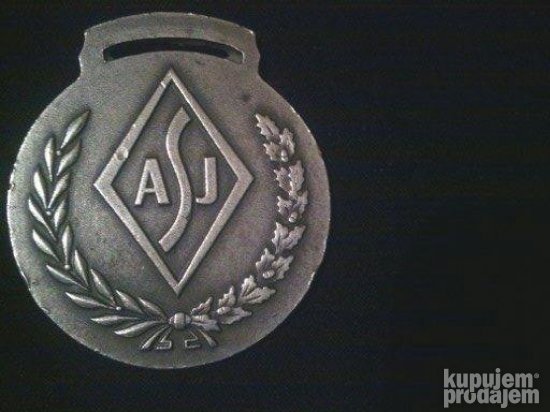 Srebrna medalja atletskog saveza Jugoslavija