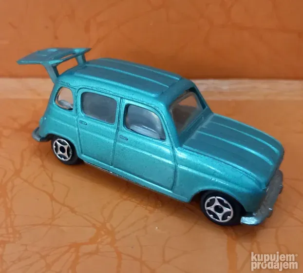 Coche miniatura Renault 4 1/18 Norev L rojo 1966 - Coches-miniaturas.es