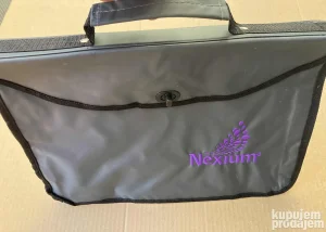 TORBA nova, za dokumente ili lap top, siva, sa logom Nexium