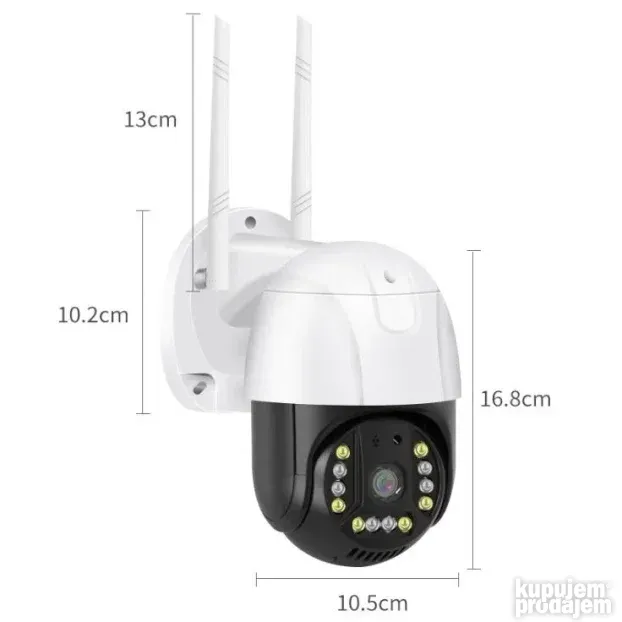 Wi-FI IP Rotaciona Spoljna PTZ Kamera ABQ-A12B 10mp