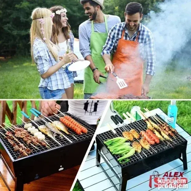 Savršeni pratilac za putovanja i izlete Prenosivi roštilj