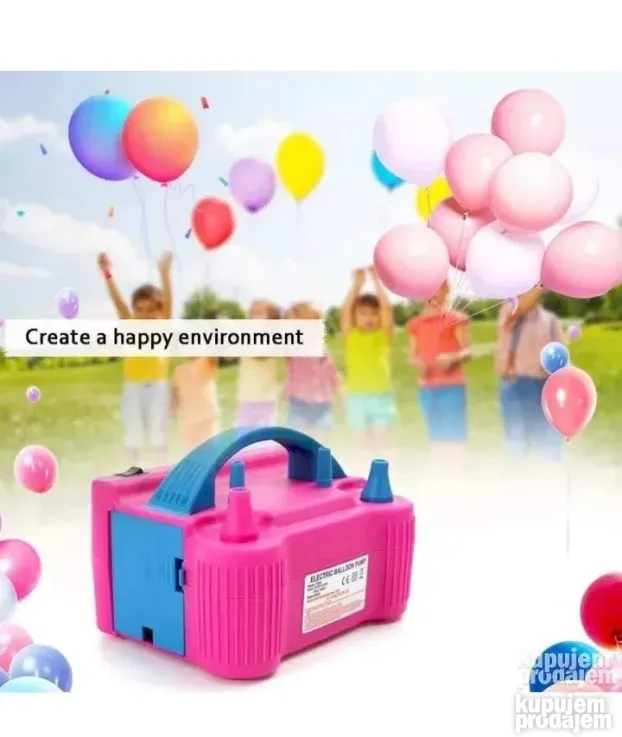 Pumpa za balone Električna sa 2 mlaznice