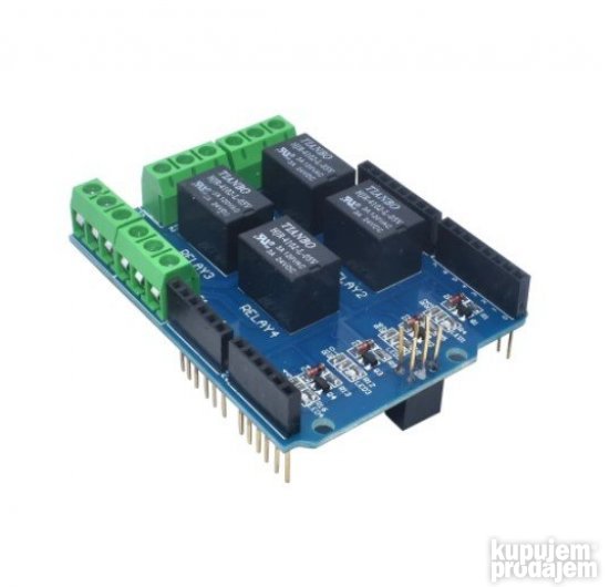 4 kanala 5v shield modul za arduino uno Expanziona ploca - KupujemProdajem