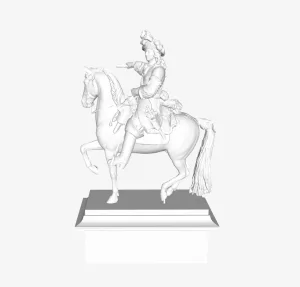 Skulptura Luj XIV Luvr Pariz