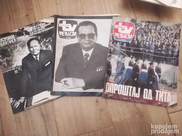 Tv revija i ilustrovana politika - smrt Tita iz 1980