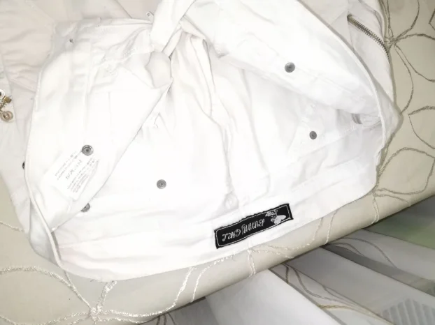 bele ženske plitke pantalone BINNY GIRLvel.40