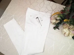 bele ženske plitke pantalone BINNY GIRLvel.40