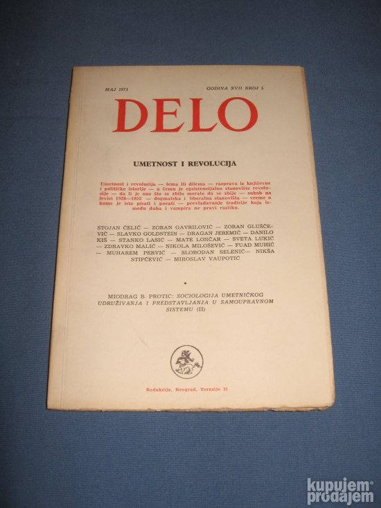 Delo 5/1971 umetnost i revolucija