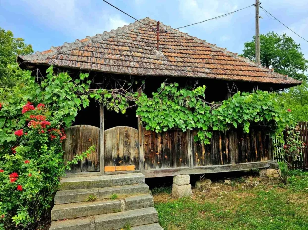 Imanje sa kućom i pomoćnim zgradama